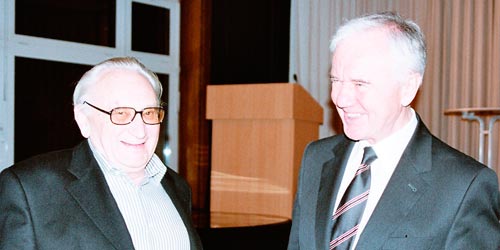 Prof. Egon Bahr und Manfred Stolpe