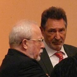 Dr. Lothar de Maizière und OB Jann Jakobs
